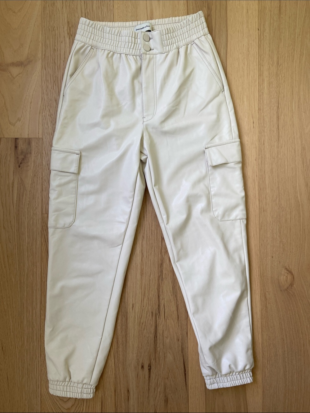 Abercrombie and Fitch High-waisted Pleather Pants